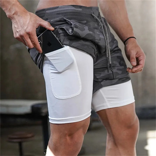 camouflage Running Shorts Men