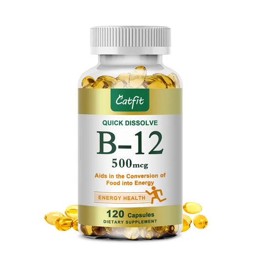 Catfit 500mcg Vitamin B12 Capsule Energy