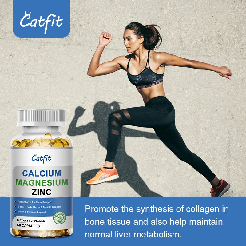 Catfit Glycinate Magnesium Capsules for Gym
