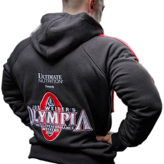 Men Gyms Hoodies Fitness