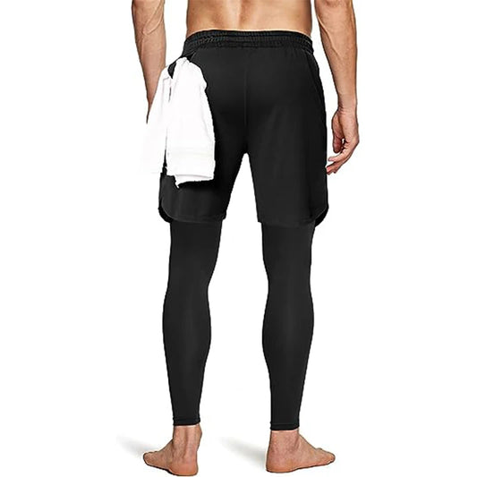 Men's Sport Pants 2 in1 Training Jogging