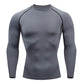 Men Workout Long Sleeve T- shirt Spring