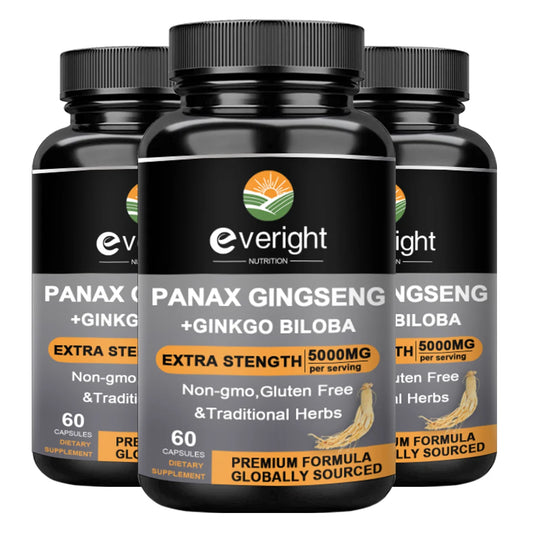 Red Panax Ginseng with Ginkgo Biloba Capsules