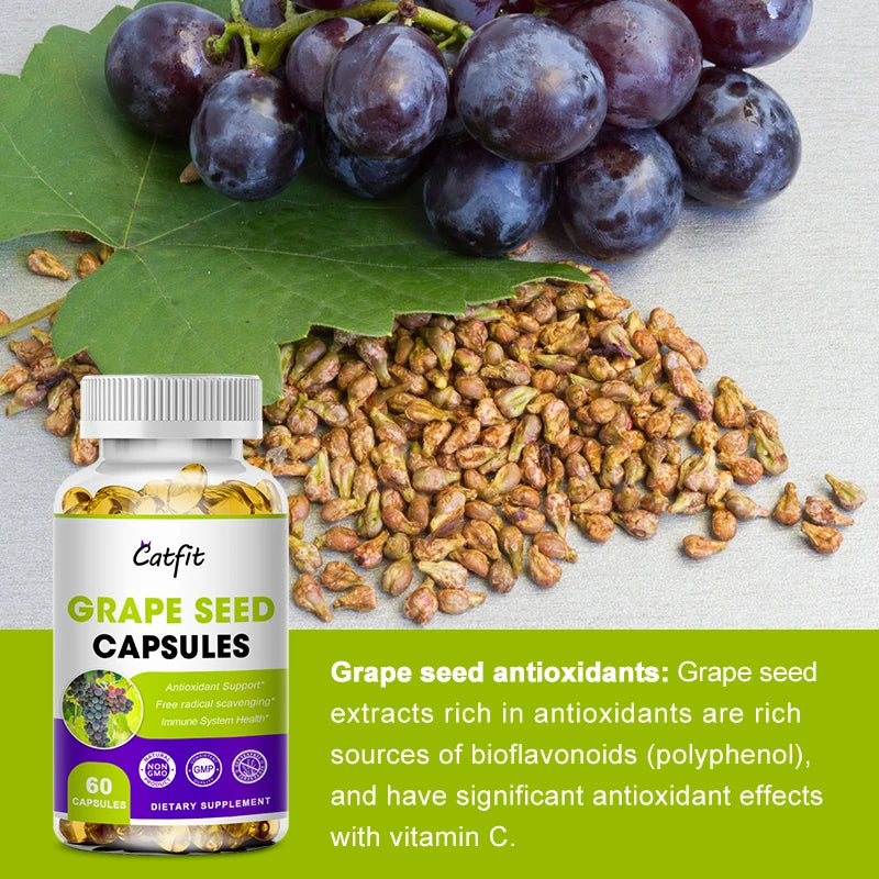 Catfit Grape Seed Extract Vegetarian Capsules